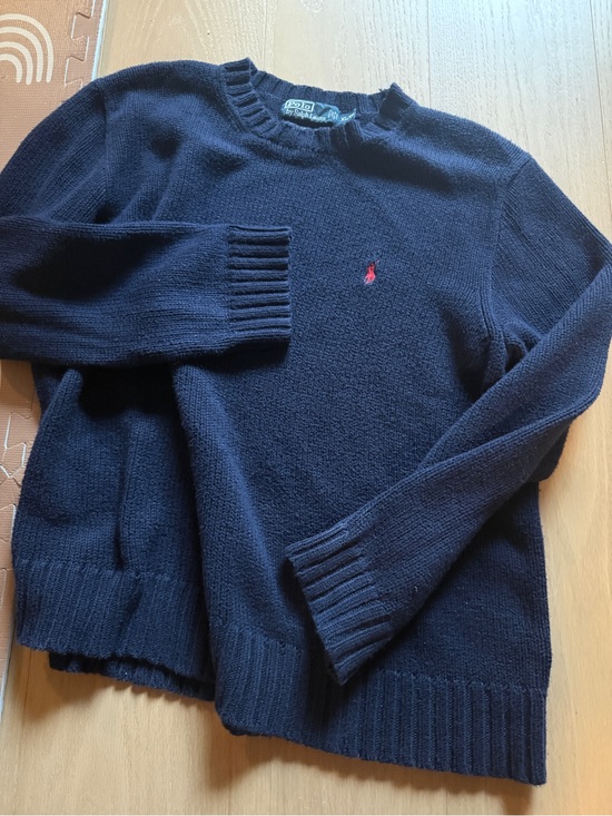 Ralph Lauren Sweaters - Ralph Lauren Navy Crewneck 100% cotton Sweater